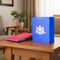Lotus Paper Carry Bags Indian Gift Bag for Wedding Housewarming Diwali Return Gifts Party Favor Goodie Bags - 8x4x10 Inch